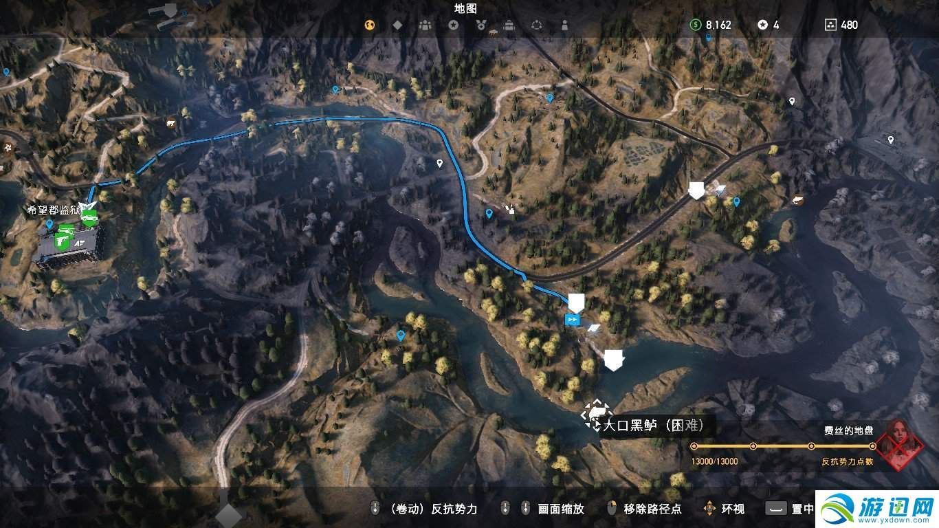 孤岛惊魂5打破记录的鱼点位置推荐以及钓鱼心