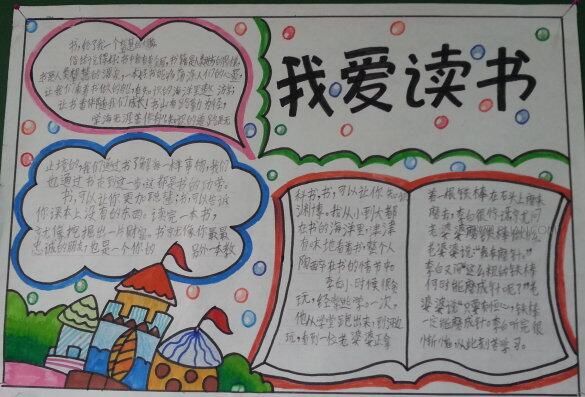 小学生读书节手抄报简单又漂亮