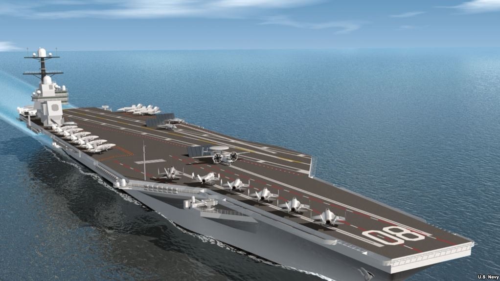 美海军将再添两艘福特级核动力航母 被称全球最大 美海军将再添两艘福特级核动力航母 被称全球最大