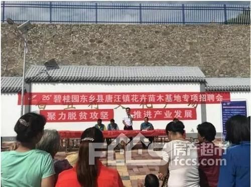 碧桂园东乡县扶贫项目部花卉苗木基地专项招聘