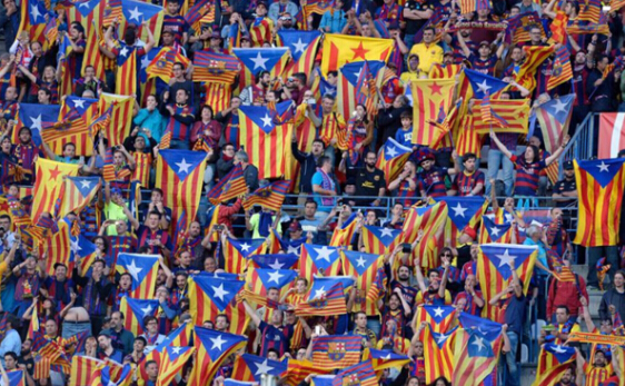 拒绝分裂!国王杯电视转播屏蔽巴萨球迷画面