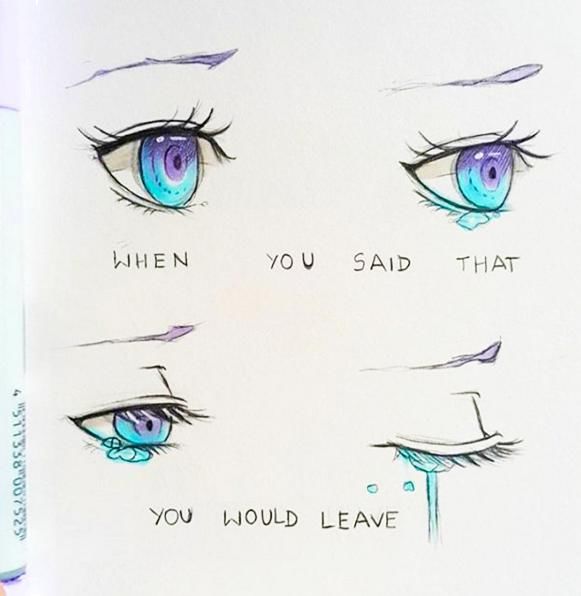 不会马克笔画眼睛?这组配色星空般好看 美到爆