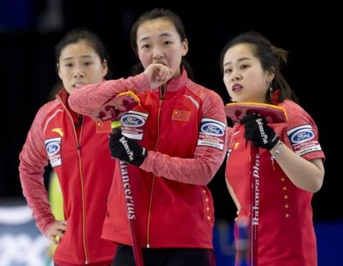 冰壺世錦賽中國女隊4-8不敵美國隊 遭遇第五敗