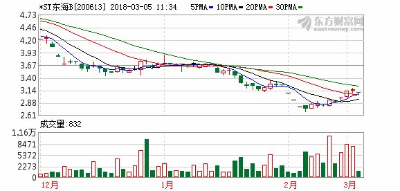 *ST东海B:股票交易异常波动公告