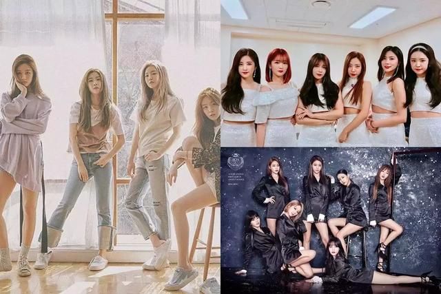 韩网列出当时女团人气排名 top5 最红的三团一点都不意外!