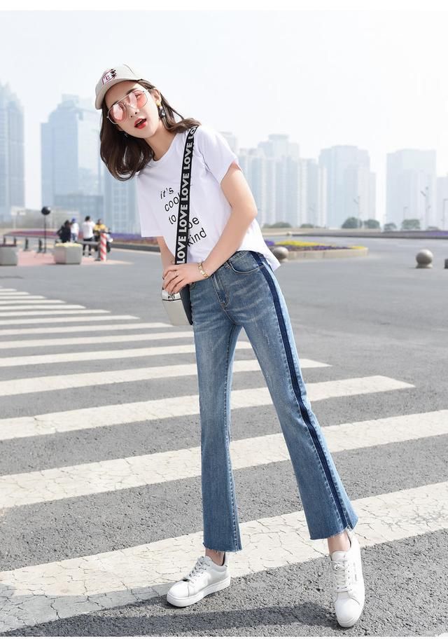 蒋欣穿紧身牛仔裤感觉要撑破!微胖女生穿上这