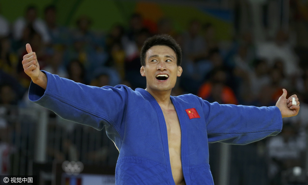 组图-柔道男子90kg铜牌战:程训钊获铜牌