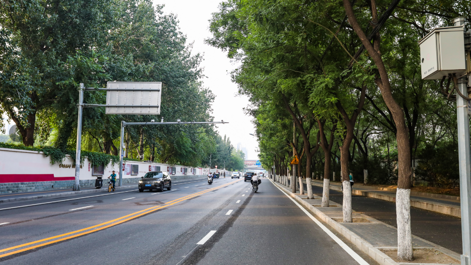 三车道改双向四车道，京通快速路往五环方向“提速”了