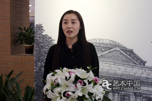 "水木青藤:于婉莹绘画作品展"清华大学图书馆举行