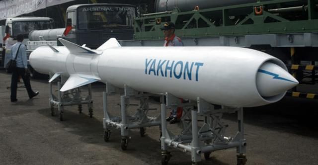 ss-n-26"红宝石"反舰导弹属于第4代反舰导弹,相比起彼得大帝号上使用