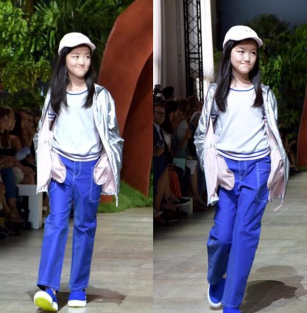 黄磊李亚鹏佟大为三家千金同台走秀,多多面对妹妹人真是温柔极了