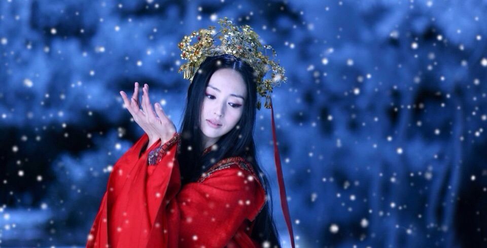 四张古装红衣美人翩翩起舞图,董璇太惊艳,刘诗