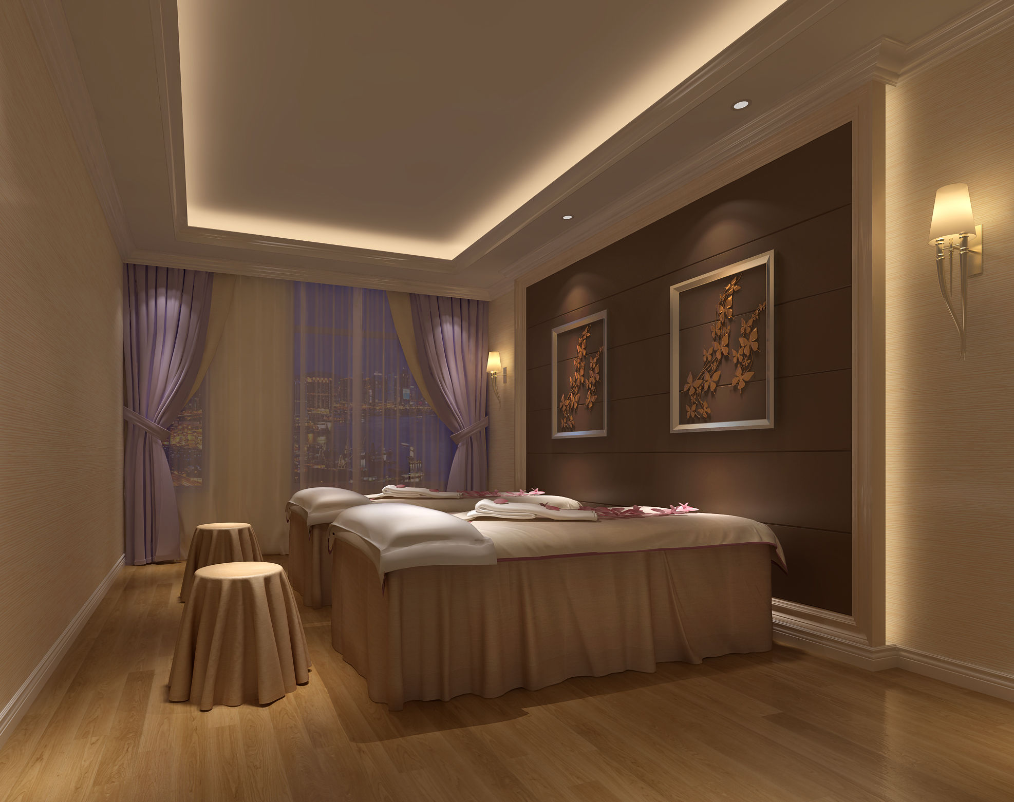 60平米小美容院装修图