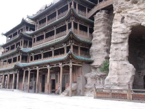 山西大同之行--云岗石窟。中国最大的一个石窟