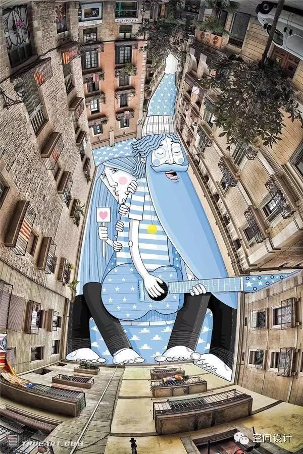 他以天空为画布,不一样的艺术创造 他以天空为画布,不一样的艺术创造