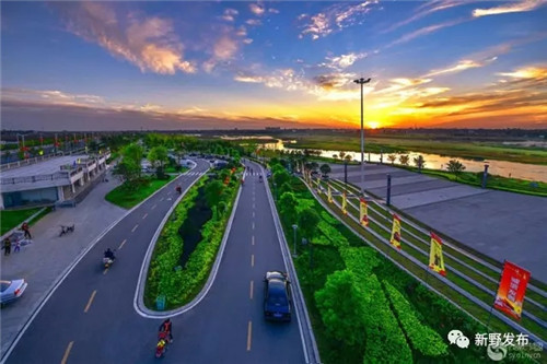 砥砺奋进的五年:新野县城乡面貌大改观