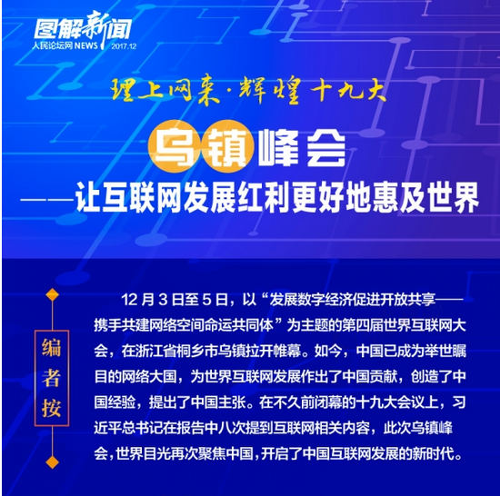 【理上网来·辉煌十九大】图解:乌镇峰会——让互联网发展红利更好地惠及世界 【理上网来·辉煌十九大】图解:乌镇峰会——让互联网发展红利更好地惠及世界