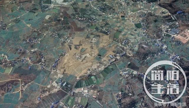 2018从卫星地图上看简阳发展!你的家乡变化大