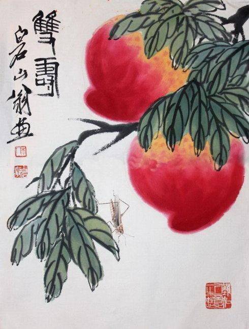 国画艺术佳作推荐：齐白石孙媳朴喆花鸟画