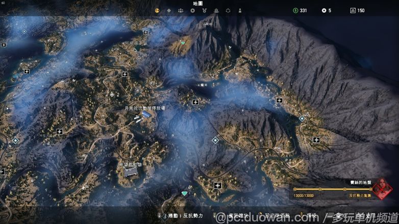 《孤岛惊魂5》哨站位置一览 全哨站地图标点