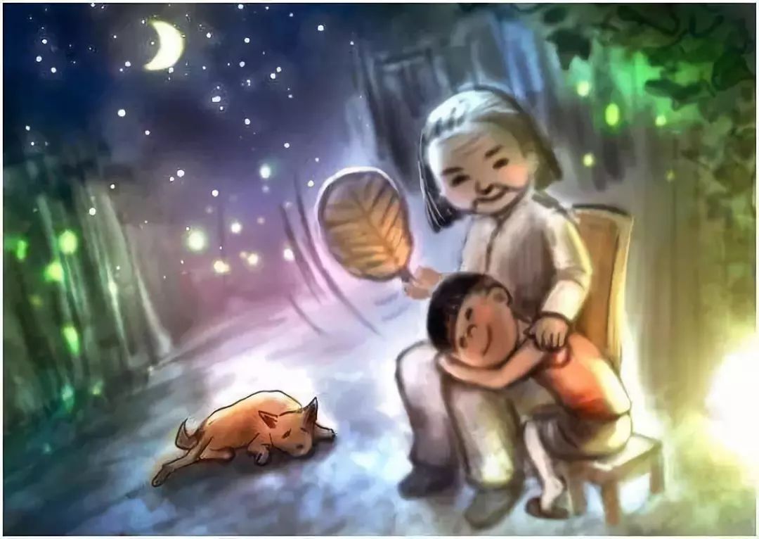 会被夹住 起来后,满身的格子印记 多少个夏夜 外婆摇着老蒲扇哄你入眠