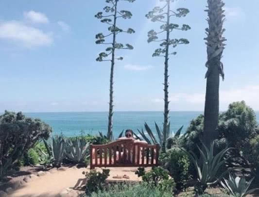 宋慧乔加州度假晒个人照片,网友:把你老公宋仲