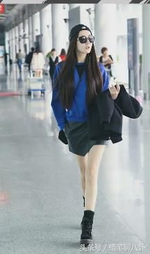 杨幂穿平底鞋是灾难,迪丽热巴大长腿轻松驾驭