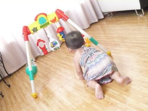 家有宝贝之:七个月宝宝会爬聪明吗
