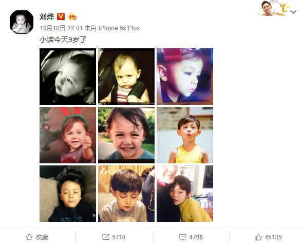 刘烨为儿子庆生不忘给妈妈拍条MV(图2) 刘烨为儿子庆生不忘给妈妈拍条MV(图2)