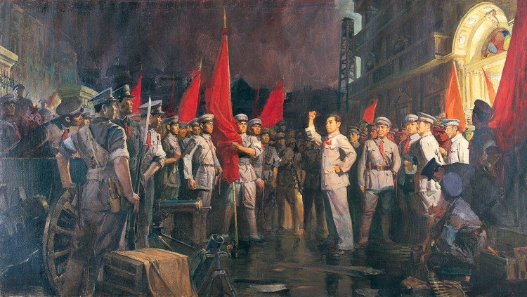 《南昌起义》（1981）
1926年夏，奉系军阀在国民革命军二次北伐中惨败。周恩来（孔祥玉 饰）受党指派去找贺龙（高长利 饰），询问其下一步打算，面对连年军阀混战，贺龙早已厌倦，他表示愿意跟党走。周恩来在中央全会上分析了当时严峻局势，得知汪精卫（李宁 饰）已准备向工人纠察队动手，他果断解散纠察队，将人员武器编入贺龙二十军。