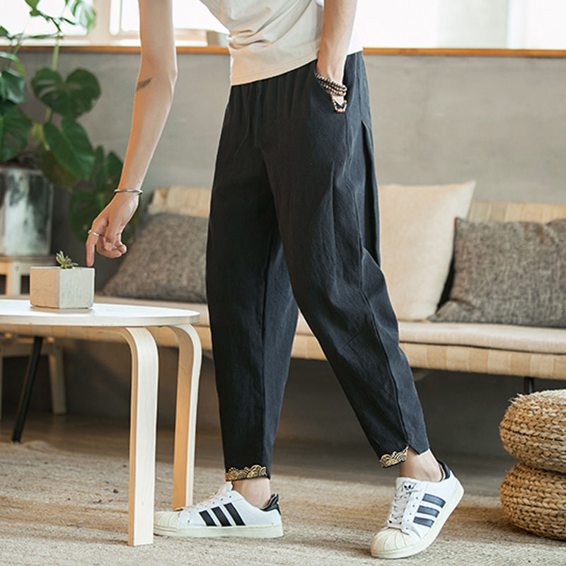 今夏主流男士亚麻裤,搭配棉麻衫凸显复古与众