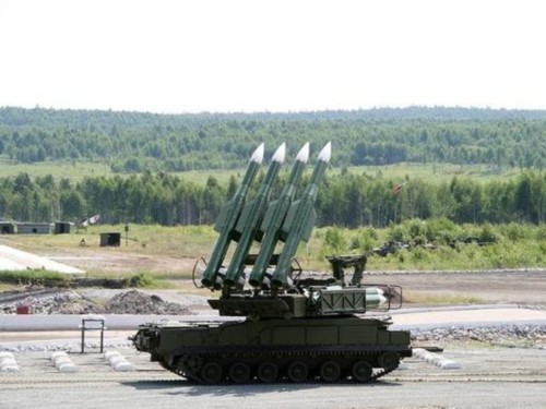 资料图:俄罗斯武器装备山毛榉-m2式地空导弹系统