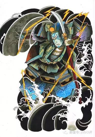 日式传统刺青中最特别的元素--能面 日式传统刺青中最特别的元素--能面