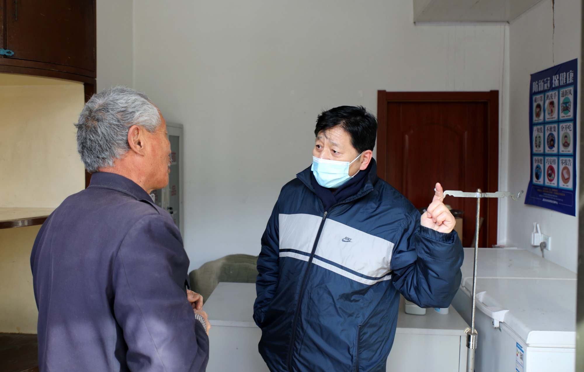 门头沟区长付兆庚"四不两直"检查疫情防控工作
