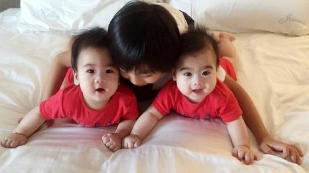 杨颖和小海绵照片曝光 网友:我相信baby是纯天