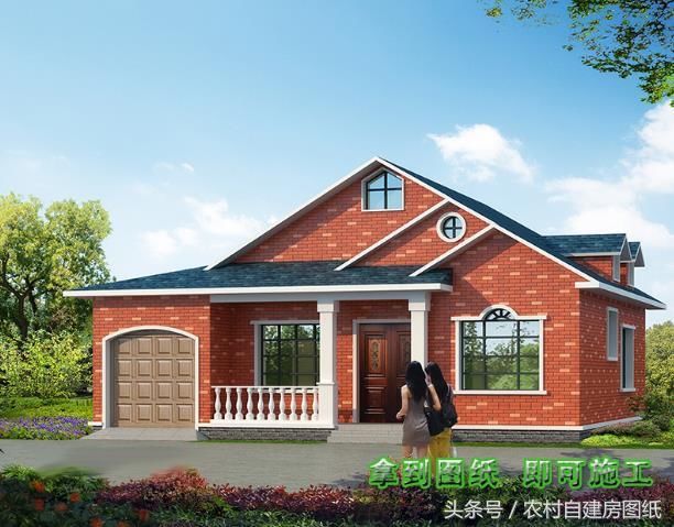 3款一层农村自建房,带车库和阁楼,看了都不想