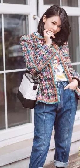 待嫁的阿娇衣品随幸福上涨?同款小粗腿隐藏技