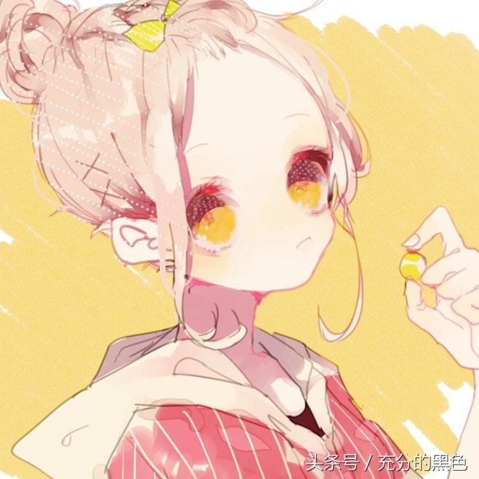 甜美的头像配上优美的句子,黑夜独自遥望远方