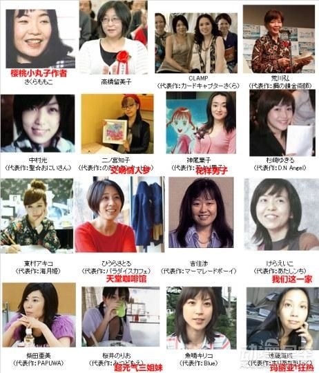 日本知名女性漫画家颜值 真美女作家现身 日本知名女性漫画家颜值 真美女作家现身