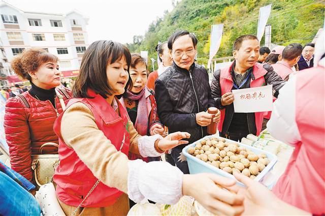 【领航新征程】农民带着“扫一扫”来卖山货 【领航新征程】农民带着“扫一扫”来卖山货