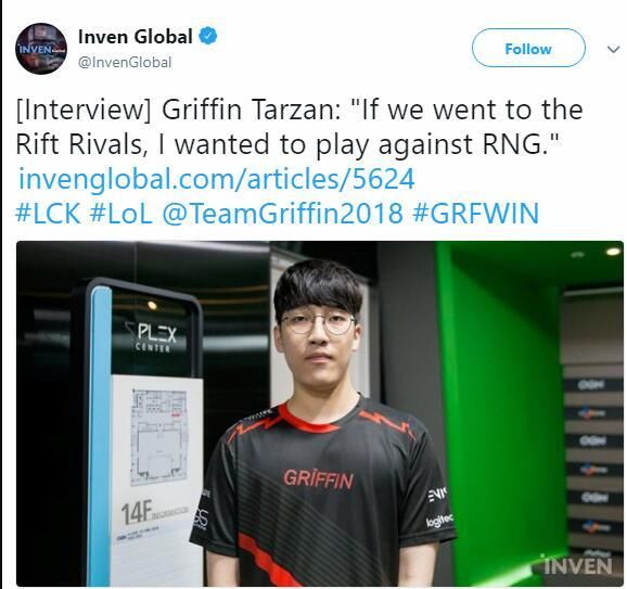 韩国GRF战队杀穿LCK登顶第一 GRF打野放言