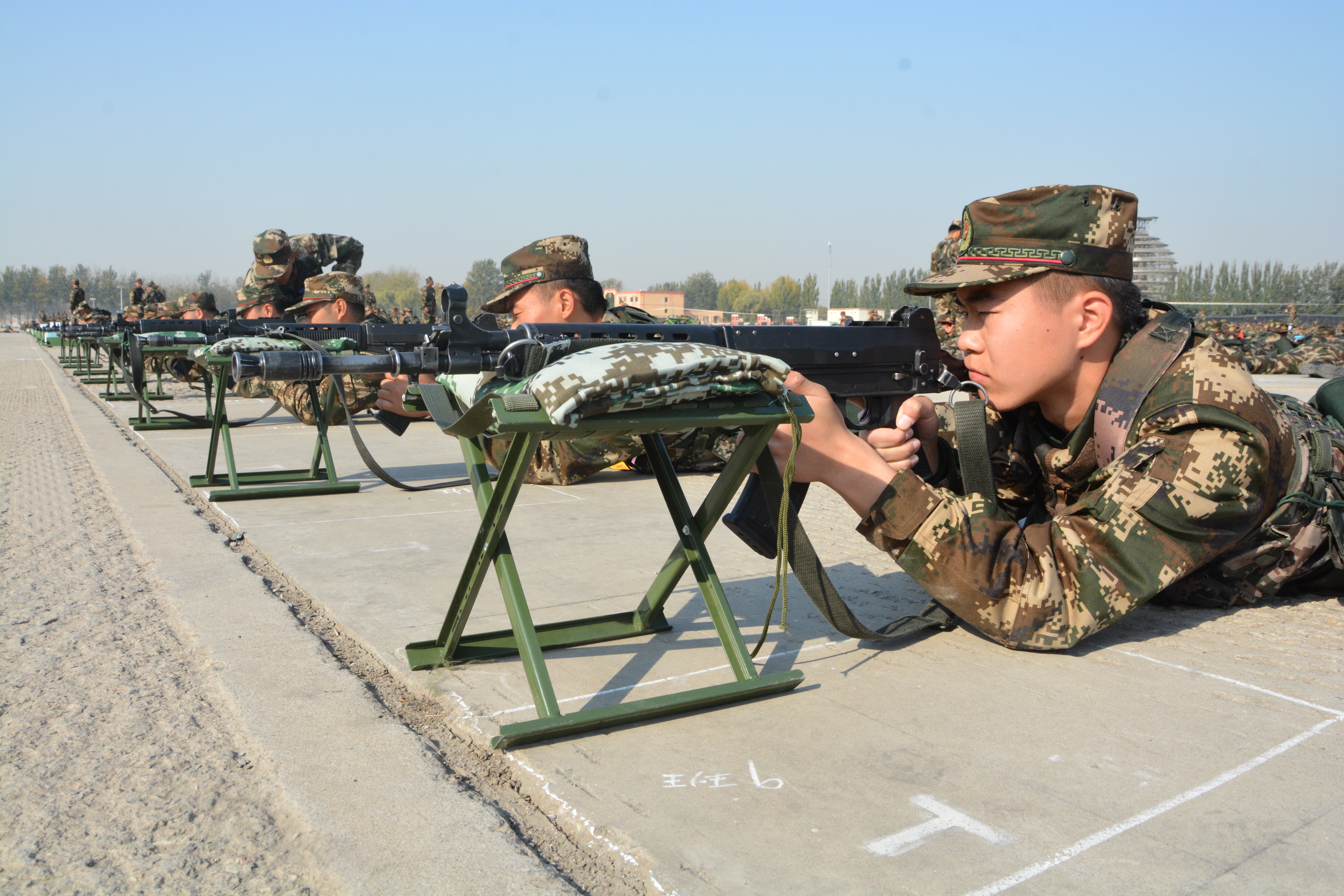 北京武警训练图片