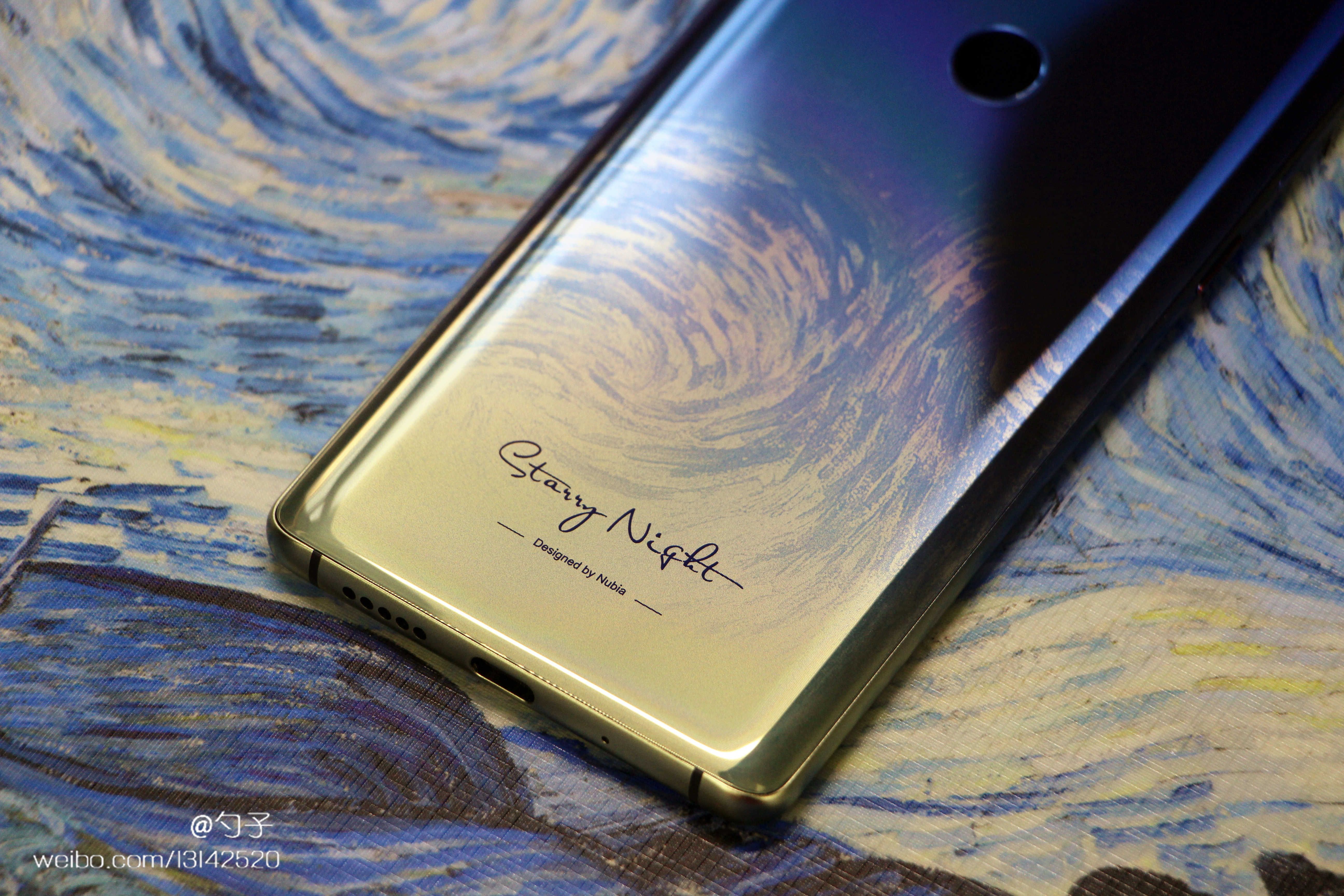 首发努比亚Z18梵高星空典藏版图赏,最具文艺