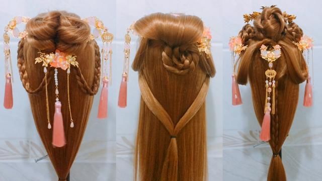 9款经典的古装盘发,学会你可以做专业化妆造型师了