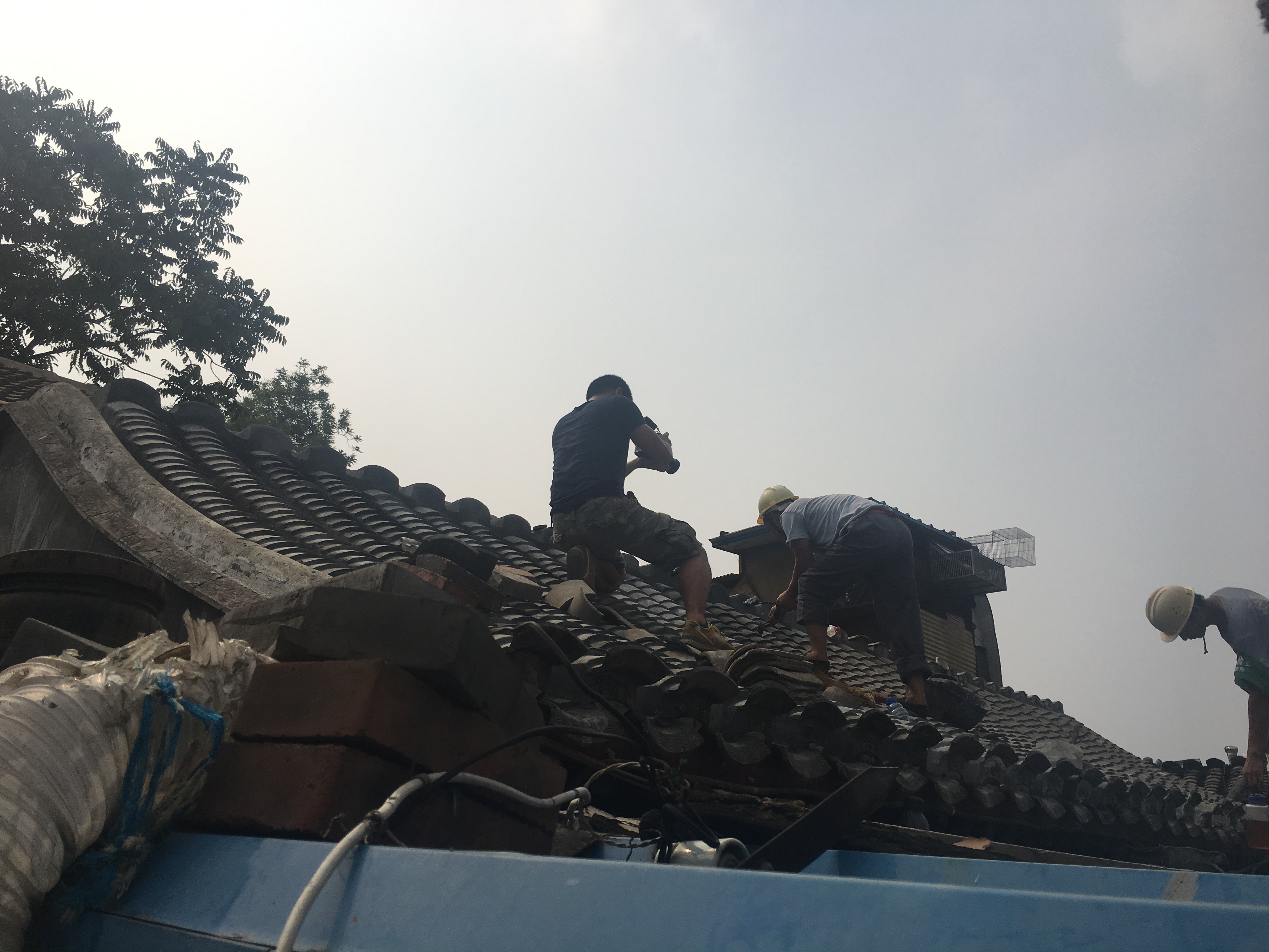 人文纪录片《拾说什刹海》第二季幕后照片。