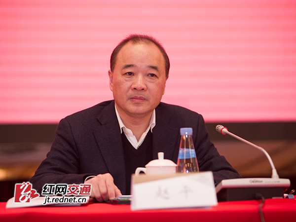湖南省交通运输厅党组副书记,副厅长赵平讲话.
