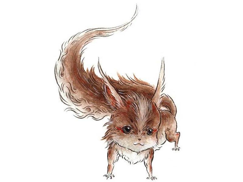 Q版山海经异兽,传说中的凶兽也变成了可爱小兽