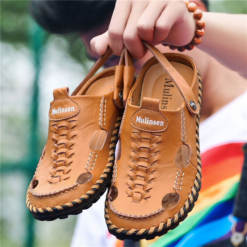 男人夏天别穿皮鞋运动鞋,太捂脚!想要凉爽透气