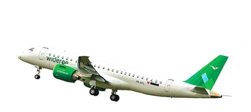 威德罗航空首架E190-E2飞机 进行首次客运飞