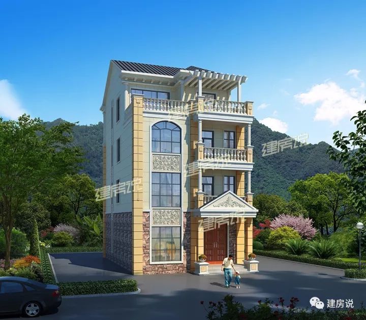 25套开间进深7-9米的别墅,最小的只有73平米